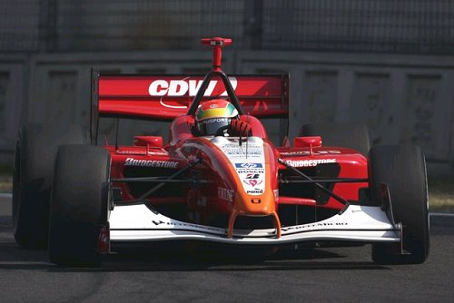 Justin Wilson was niet te spreken over het gedrag van Doornbos; Copyright Champ Car World Series